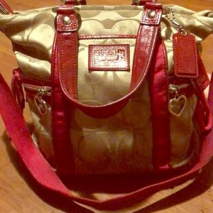 Coach special edition hand bag or crossbody.